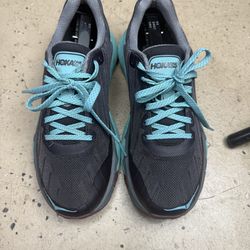 Durable Hoka Torrent trail running shoes.