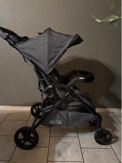 Baby Trend Passport Cargo Stroller Travel System with EZ-Lift™ Plus Infant Car Seat, Grey Bamboo