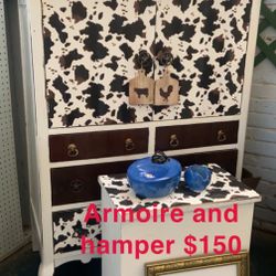 Armoire And Hamper 
