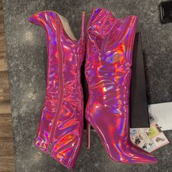 Women’s Hot Pink Boots (New)