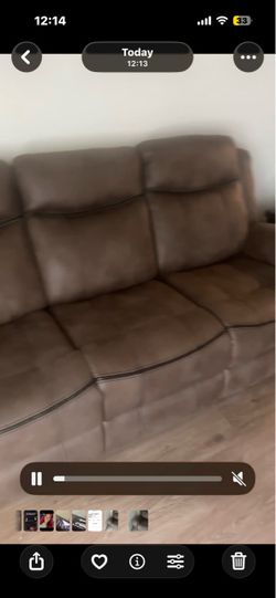 2 recliner couch