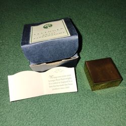 LEVENGER Brass Paperweight.