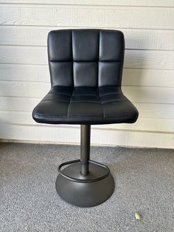 Adjustable Black Bar Stools / Counter Stools