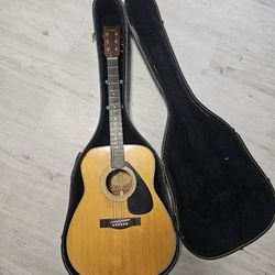 Yamaha FG-335ii Acoustic Guitar with Case FG335 II FG 335 Dreadnought Vintage 2 two