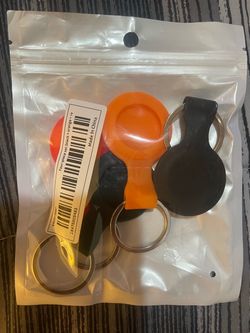 5-Piece Silicone Keychain Holder Set