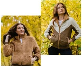 New Zyia Active Reversible Teddy Jacket, Size .Medium, tag included only the siz