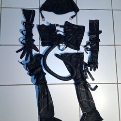 HALLOWEEN "ladies L sexy black cat costume" $10
