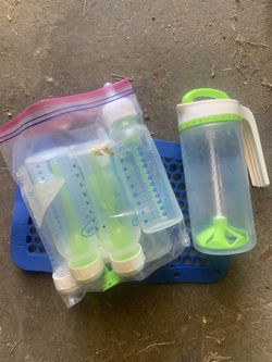 Bottles and Frother