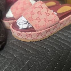 Gucci Platform Slides 