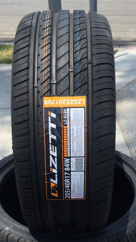 BRAND NEW 205/40/17 LIZETTI LZ-ES20 TIRES!!!!!!!