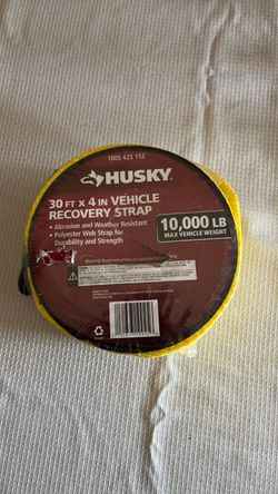 Vehicle recovery tow strap