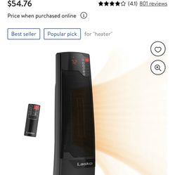 Lasko Heater With Remote Control