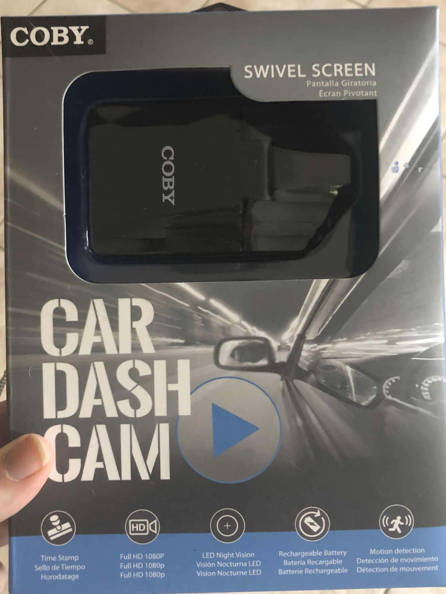 Coby electronics dash cam