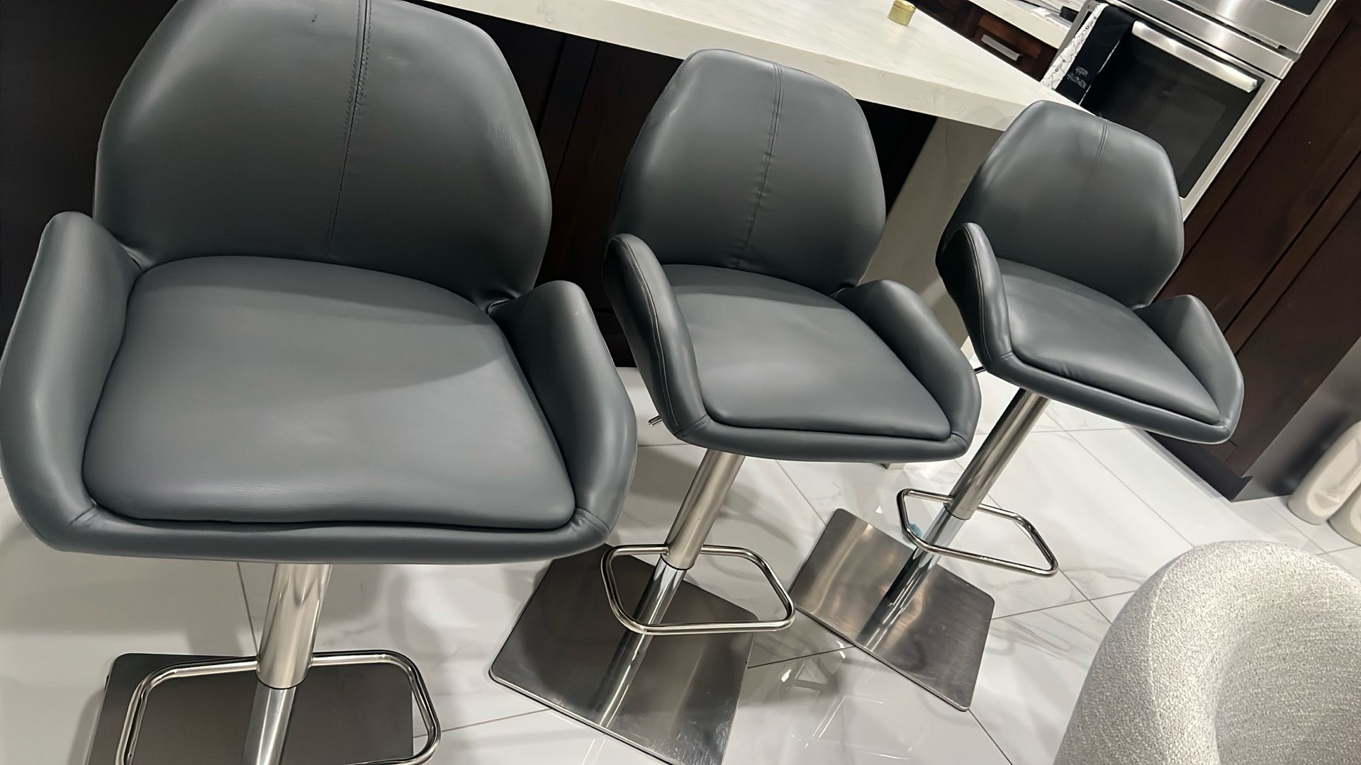 Grey Bar stools 