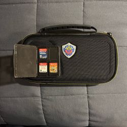 Nintendo Switch Lite Case + Games