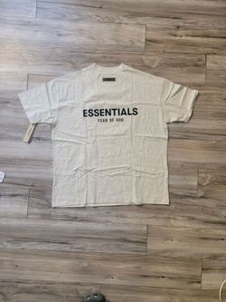 Essentials light oat tee L