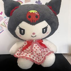 SANRIO JUMBO KIROMO STRAWBERRY  DESIGN PLUSH !!  18 x 14 INCH!  Weighs 3 lbs!!  New Condition!!  BEAUTIFUL!!