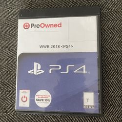 wwe 2k18 For PS4
