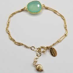Gold Plated Sterling Silver Bracelet 