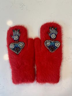 Holiday Blinged Mittens