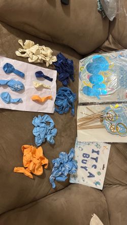 Baby boy, shower decoration