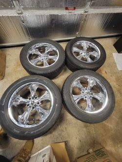 5x5.5 (5x139.7) Chrome Panther Wheels