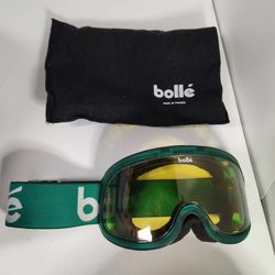 Bolle X500 Phototropic Goggles Green Vintage Ski Snowboard Snowmobile France