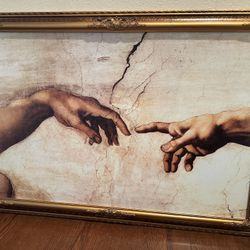 Michelangelo’s Creation Of Adam Painting