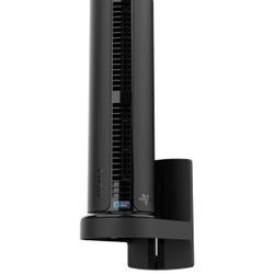 Oscillating Tower Fan with Wall Mount, Alexa Enabled,Black