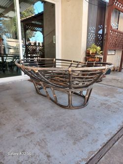 Frame and Stand for Double papasan Chair, no cushion