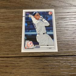 2020 Aaron Judge Topps Baseball Card New York Yankees