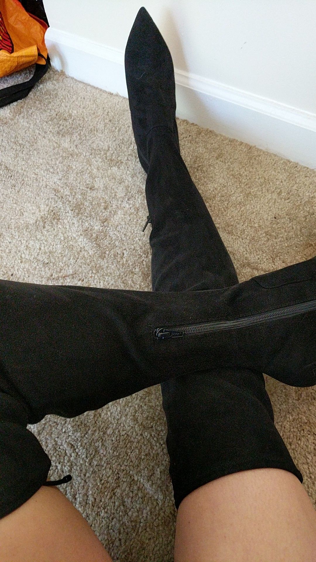 Thigh high boots size about 7.5