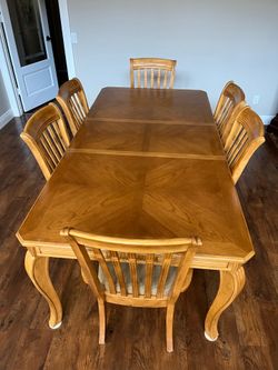 Dining table with chairs