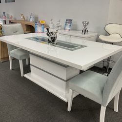 🎉FURNITURE TAX SEASON SALE NOW ! MODERN DINING TABLE SET 🤩 up to 30-70% OFF retail‼️FREE CHAIRS‼️