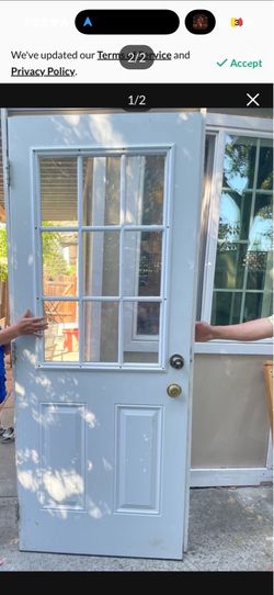 Door with window