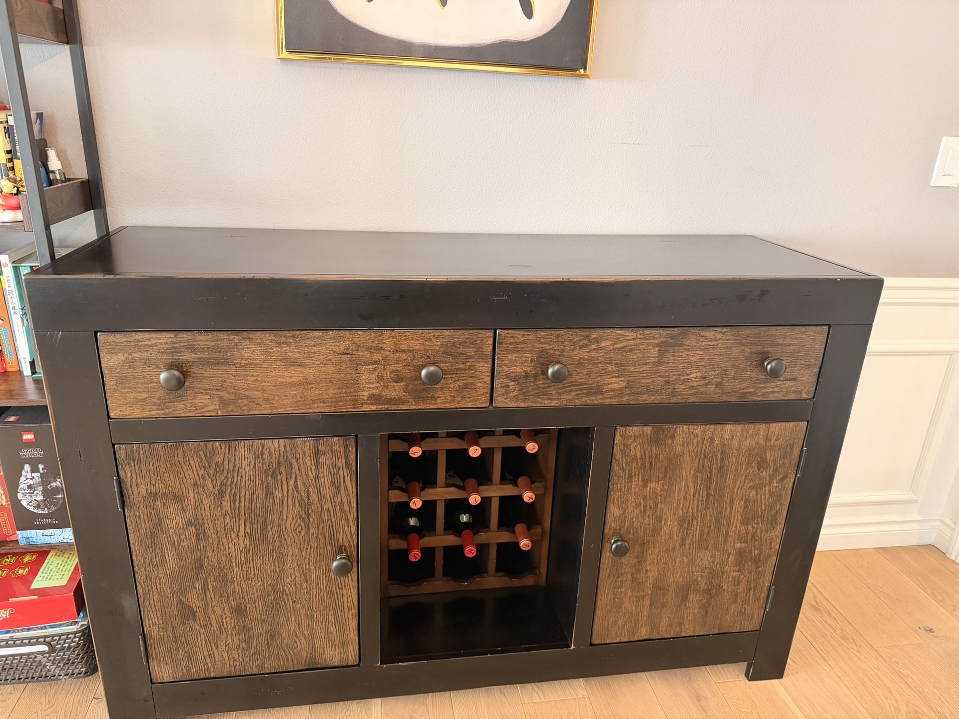 Accent Cabinet With Wine Rack
