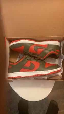Nike dunks green and red