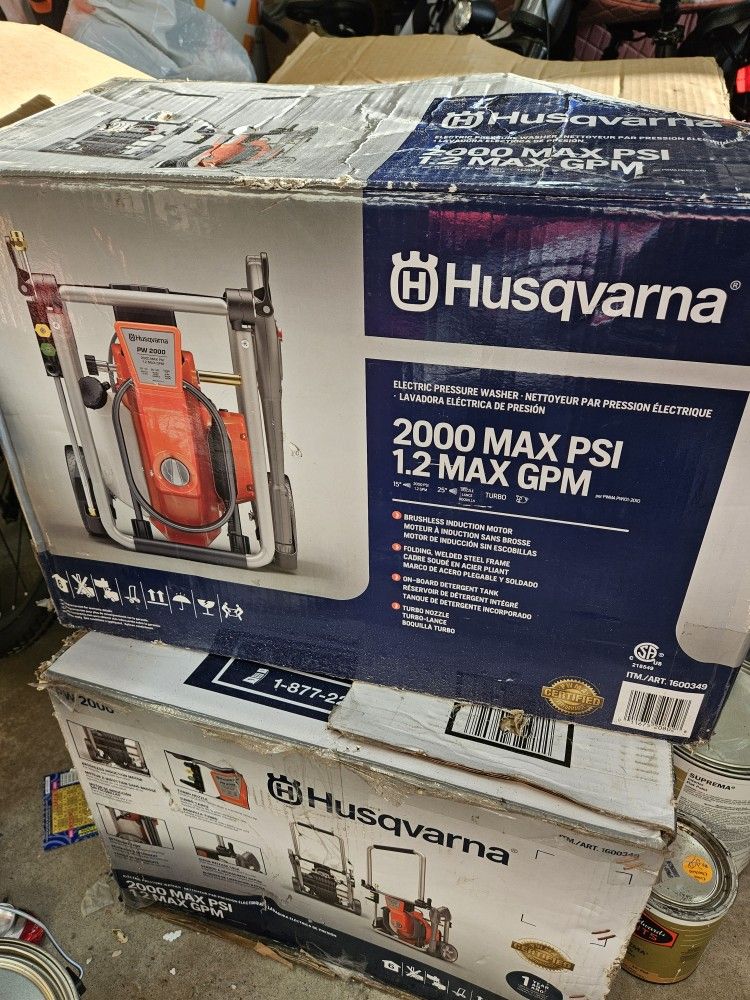 Husqvarna Pressure Washer 2000 Psi