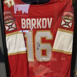 Signed Barkov Jersey 