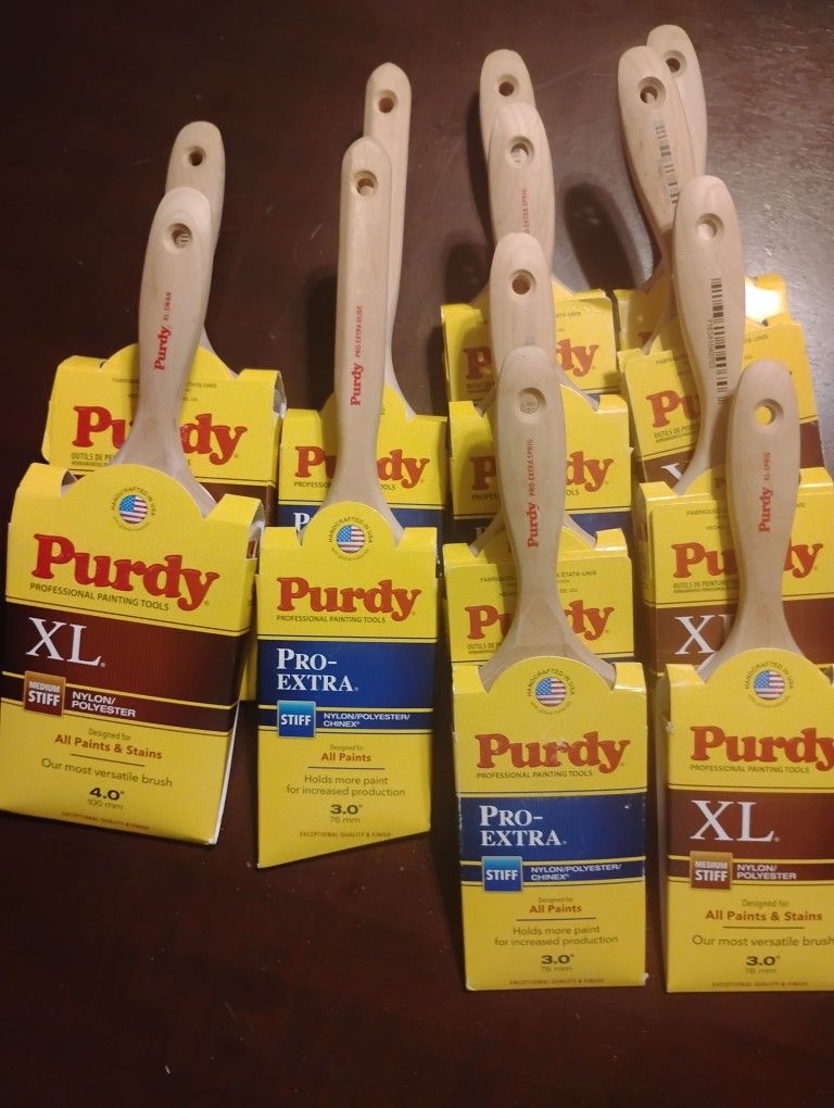 NEW Purdy Brushes 12 Total
