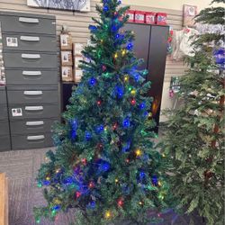 6 FT Green Artificial Christmas Tree – Color Changing + Remote Control • NEW ✨🎄