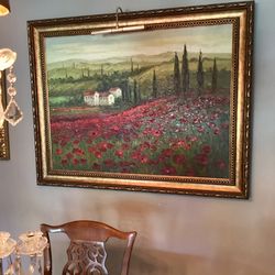 Beautiful Oil Painting Of Tuscany