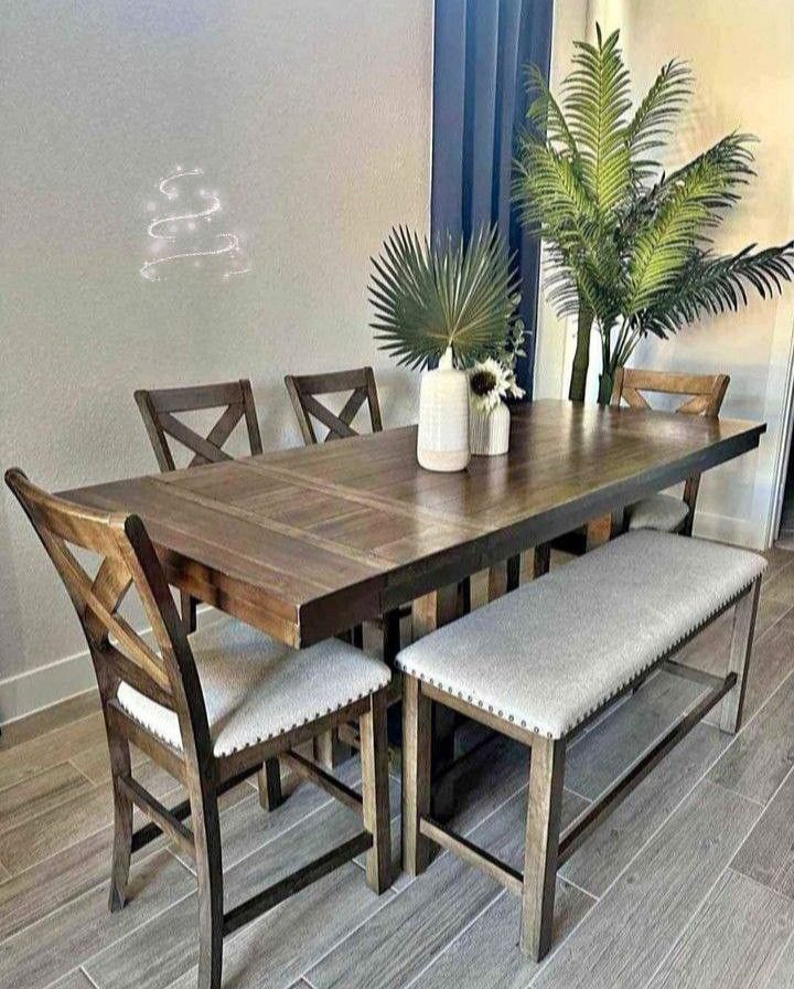 FAVORİTE PRODUCT 👌Moriville Counter Height Dining Table and 4 Barstools