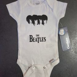 The Beatles Baby Band Onesie Onepiece Bodysuit 0-3 Months Brand New