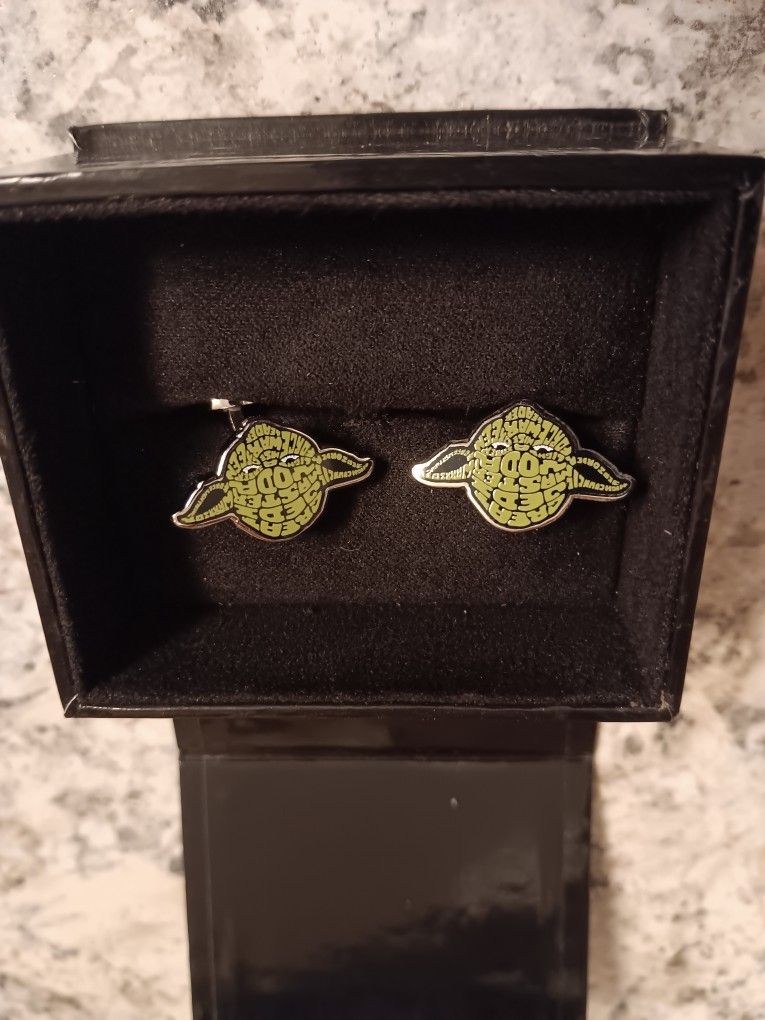 Star Wars Yoda Cuff Links
