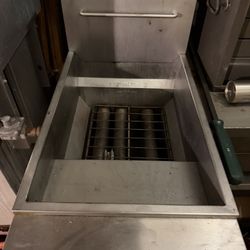 Deep Fryer. Floor Stainless Steel 
