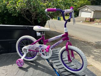 Child Kid Children Bike 16” Wheels With Training Wheels Bicycle Tricycle Trike in Good Condition