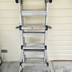 5 in 1 Multi Functional Aluminum Ladder