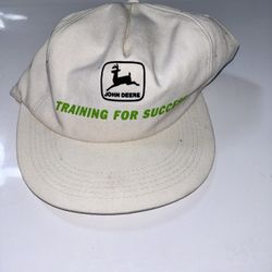 Vintage John Deere “Training For Success” Rope K Products Snapback. (Looks like foam was removed)