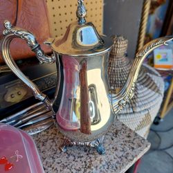 Silverplated teapot